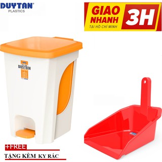 Thùng rác đạp matsu lớn duy tân- tặng kèm ky rác