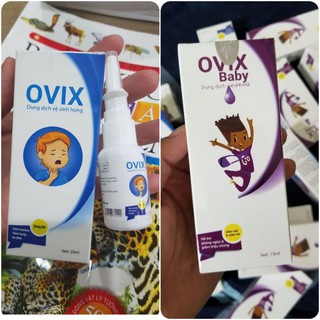 OVIX - Dung dịch vệ sinh mũi họng cho bé