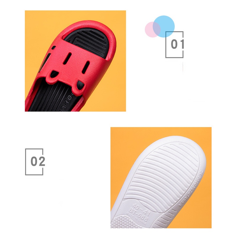 Dép Sandal Đi Trong Nhà Hình Cún Hai Màu Dễ Thương Thời Trang Cho Cặp Đôi