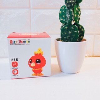 Mini Block -  Đồ chơi xếp lego - Torchic (pokemon) size M