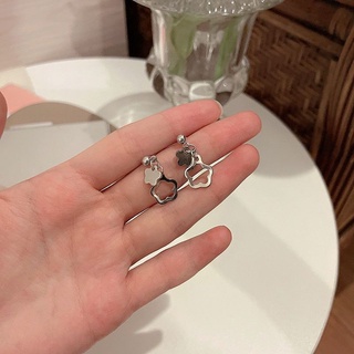  Bông Tai Mạ Bạc 925 Hình Hoa Dễ Thương Phong Cách Hàn Quốc F664