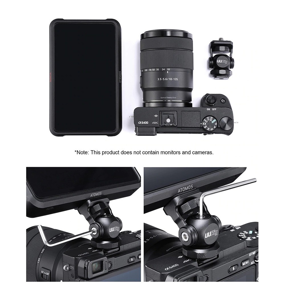 UURIG R015 - Giá Đỡ Kim Loại Dành Cho Monitor & Máy Ảnh - Hàng Chính Hãng