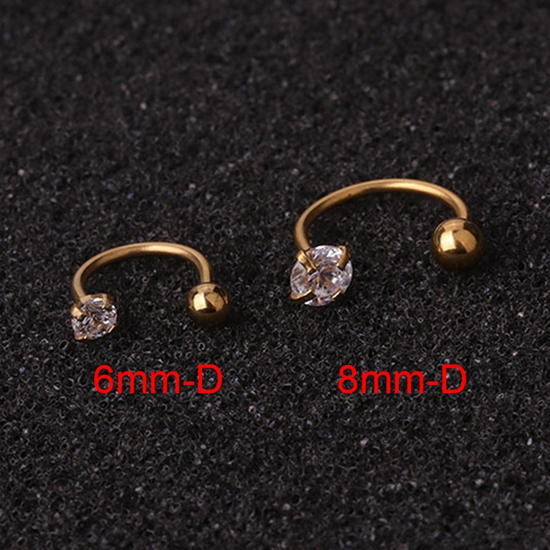 1 Sụn Tai Đá Zircon Thời Trang
