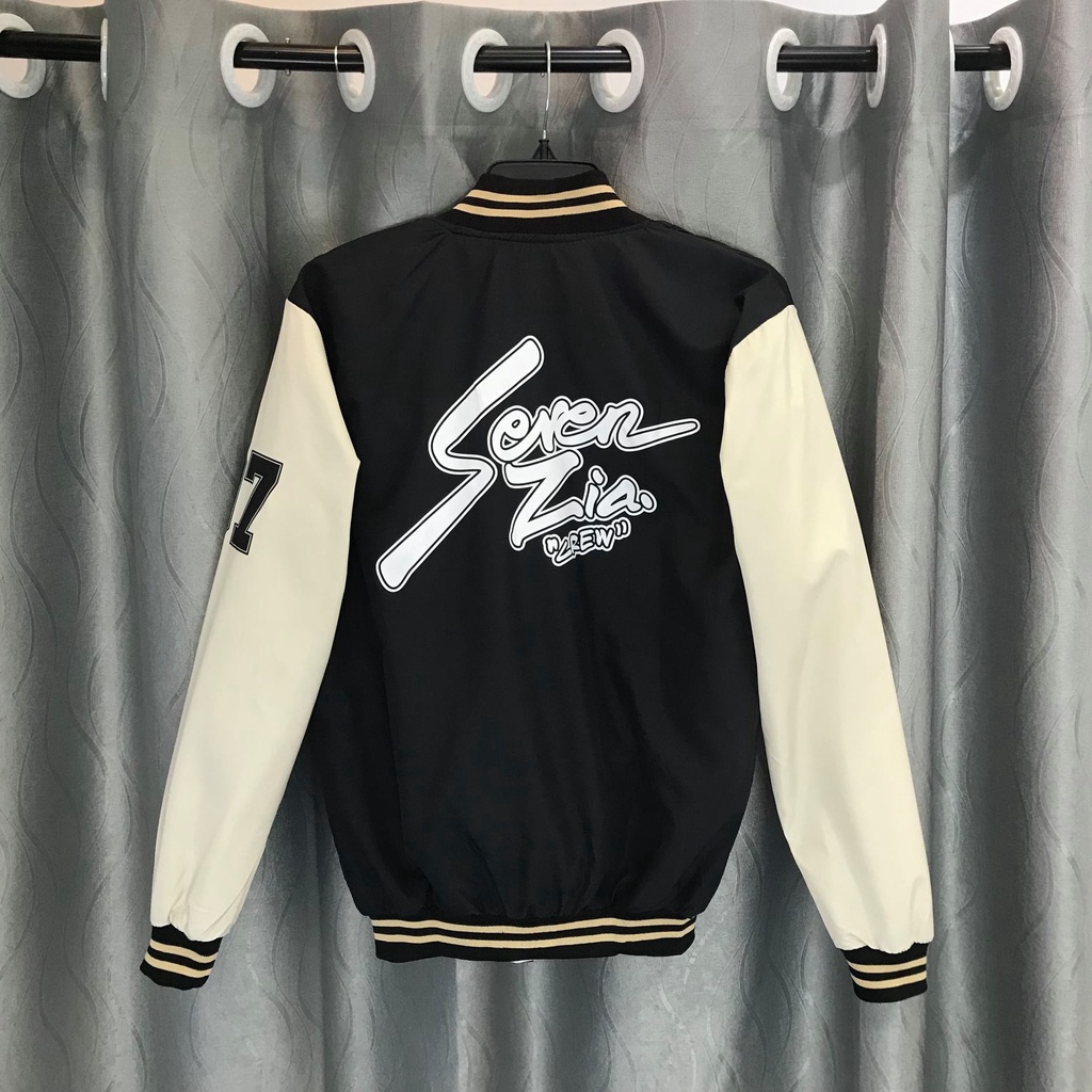 ÁO KHOÁC DÙ BOMBER S - CREW Unisex ẢNH THẬT