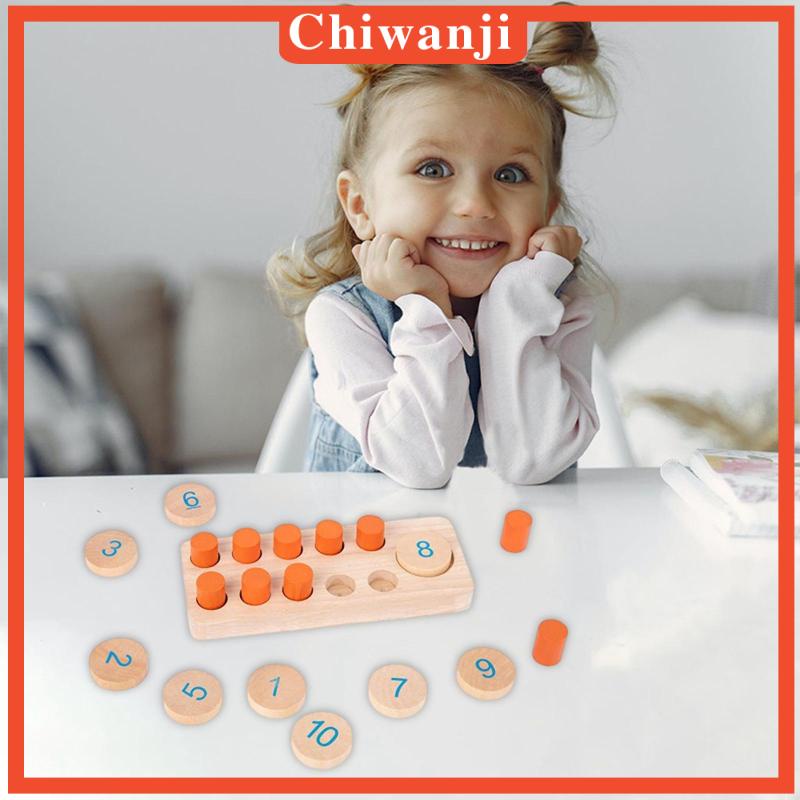 Bộ Đồ Chơi Tập Đếm Bằng Gỗ Cho Bé