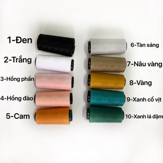 [CHỈ MAY] 40/2 Cuộn 2500m- Nhiều Màu