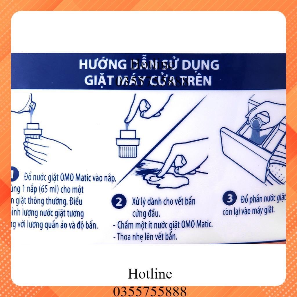 Nước giặt OMO Matic cửa trên Túi 3.9 kg