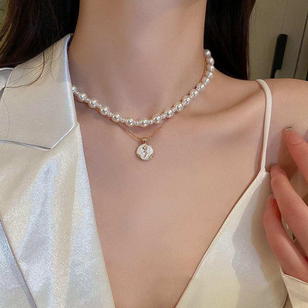 Vòng Cổ Choker Mặt Hoa Hồng Phong Cách Pháp Cổ Điển Cho Nữ
