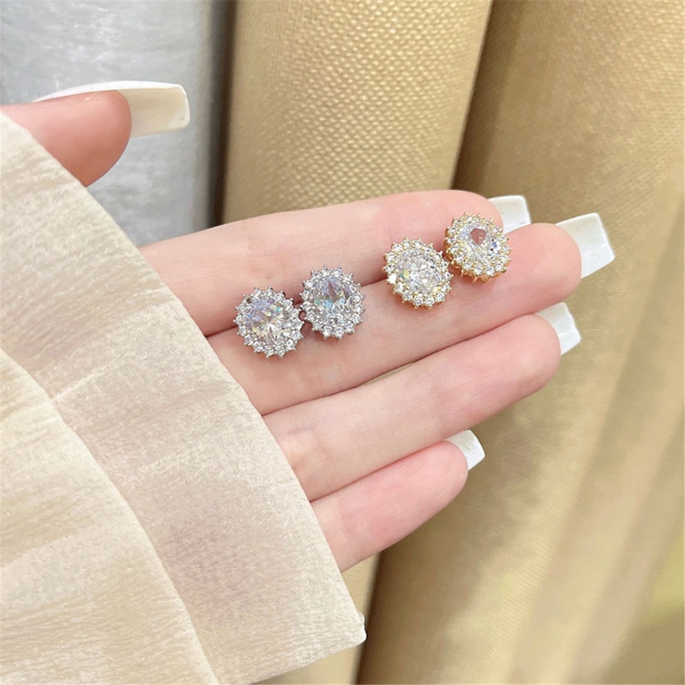 Khuyên Tai Hình Chim Bồ Câu Đính Đá Thời Trang Cho Nữ