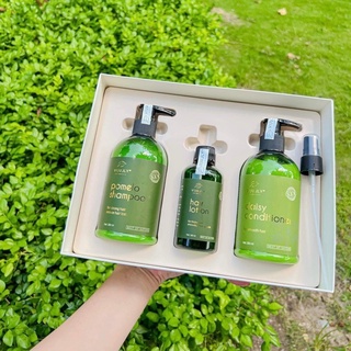 (MUA COMBO TẶNG 1 CHAI LOTION BƯỞI TRỊ GIÁ 120k) Combo chăm sóc tóc tinh dầu bưởi Vijully