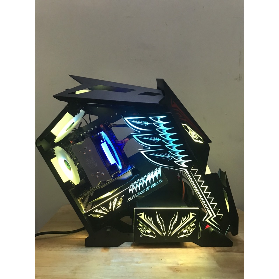 MÁY PC Gaming Quái Thú Cày Nox Player, Chiến GATA5, LOL, FO4, Free Fire, Battlefield, Audition,...