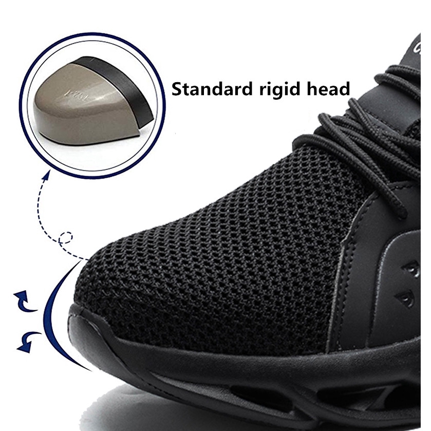 【Quality Assurance！】NEW Ready stock Safety shoes Men's and ladies' protective steel toe-cap boots
