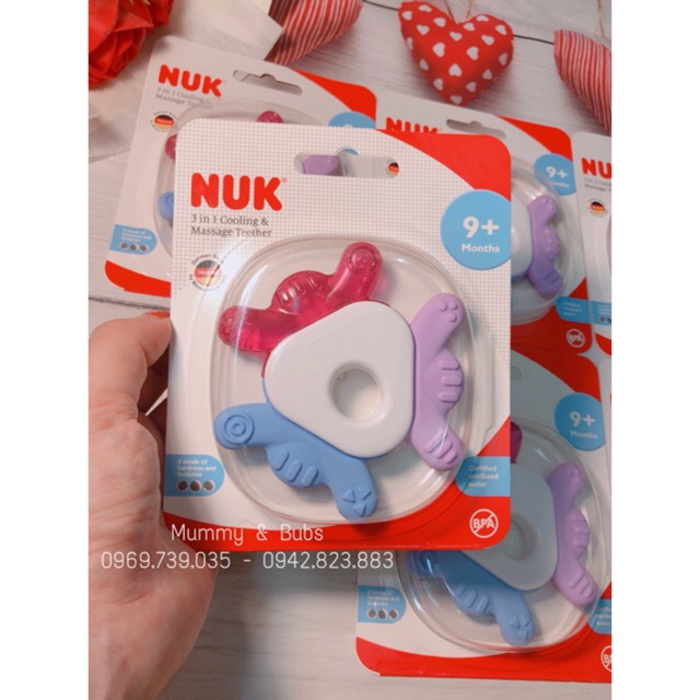 GẶM NƯỚU NUK 3IN1 LẠNH