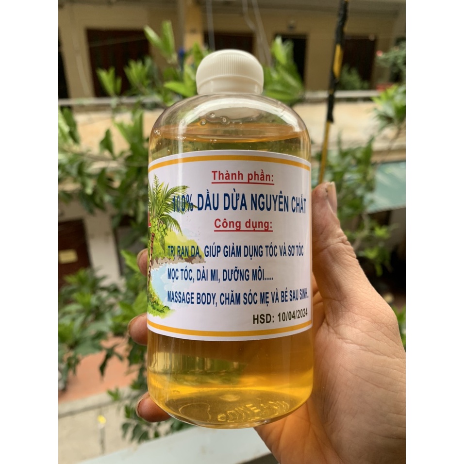 [SIÊU SALE] 1Lit - 500ml dầu dừa MẸ NẤU thủ công rất thơm