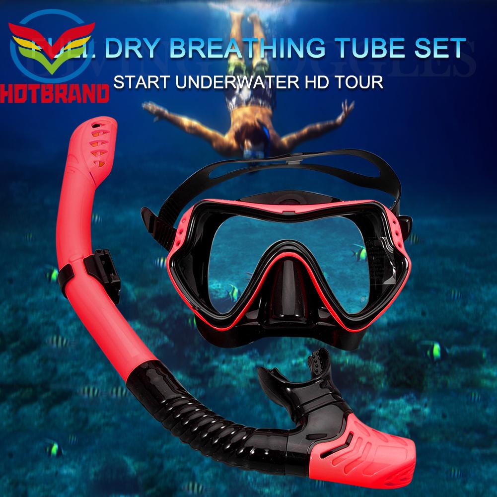 Bộ Mặt Nạ Lặn Kèm Ống Thở Chuyên Dụng Cho Người Lớn