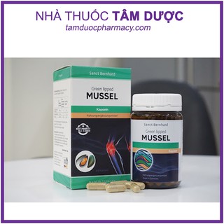 [CHÍNH HÃNG] MUSSEL – Viên uống bổ khớp hàng nhập khẩu Đức (Lọ 60 viên)