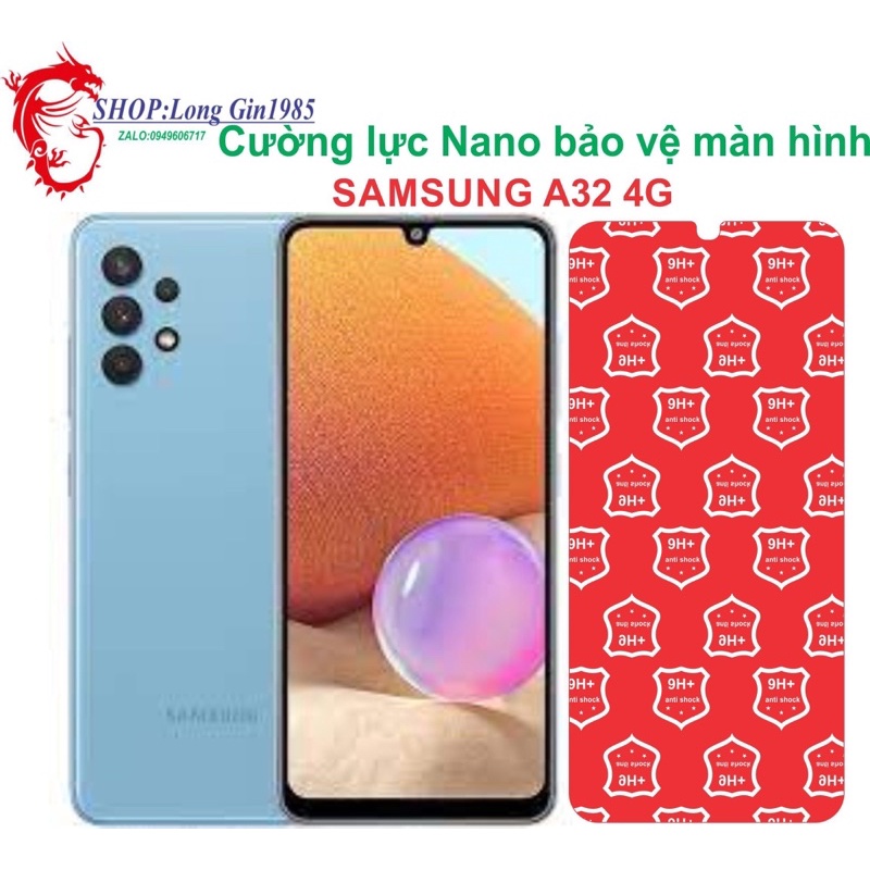 Samsung A32 4G Cường lực Nano chống va đập chống trầy xước