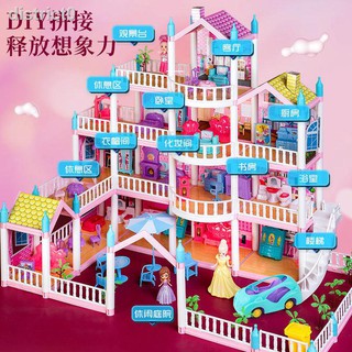 Bộ đồ chơi lắp ráp ngôi nhà búp bê Barbie