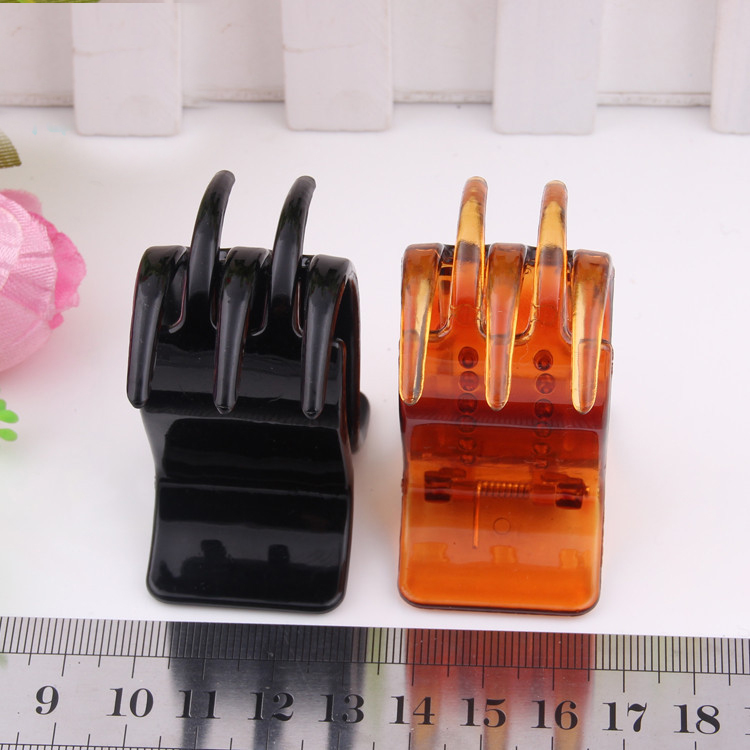 Kẹp tóc bằng nhựa kiểu Hàn Quốc đơn giản dễ thương cho nữ
