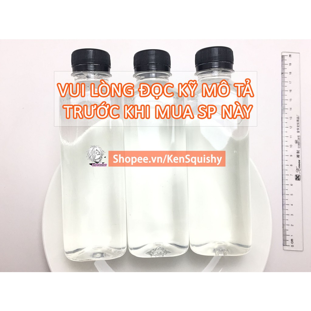 Keo Trong 350ML Đóng Chai Nguyên Liệu Làm Slime