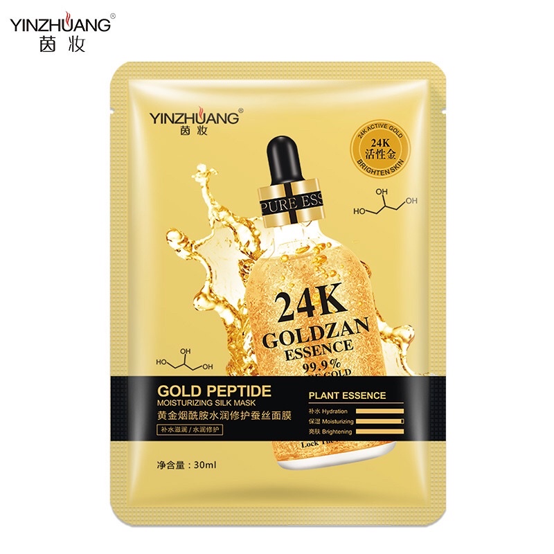 Mặt nạ vàng Collagen 24K cấp ẩm và phục hồi da
