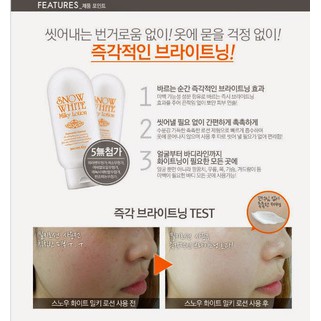 Sữa dưỡng trắng da Secret Key Snow White Milky Lotion( mẫu mới) | WebRaoVat - webraovat.net.vn