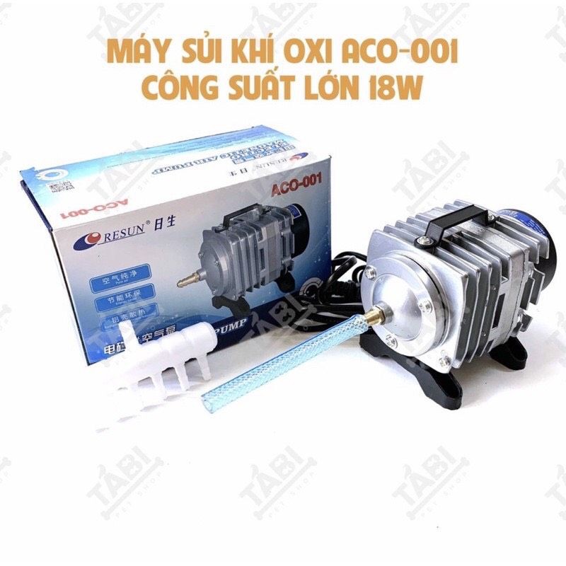 Máy Thổi Khí Oxi 18W RESUN ACO-001 Cho Hồ Cá Cảnh - Máy Sủi Oxy Công Suất Lớn