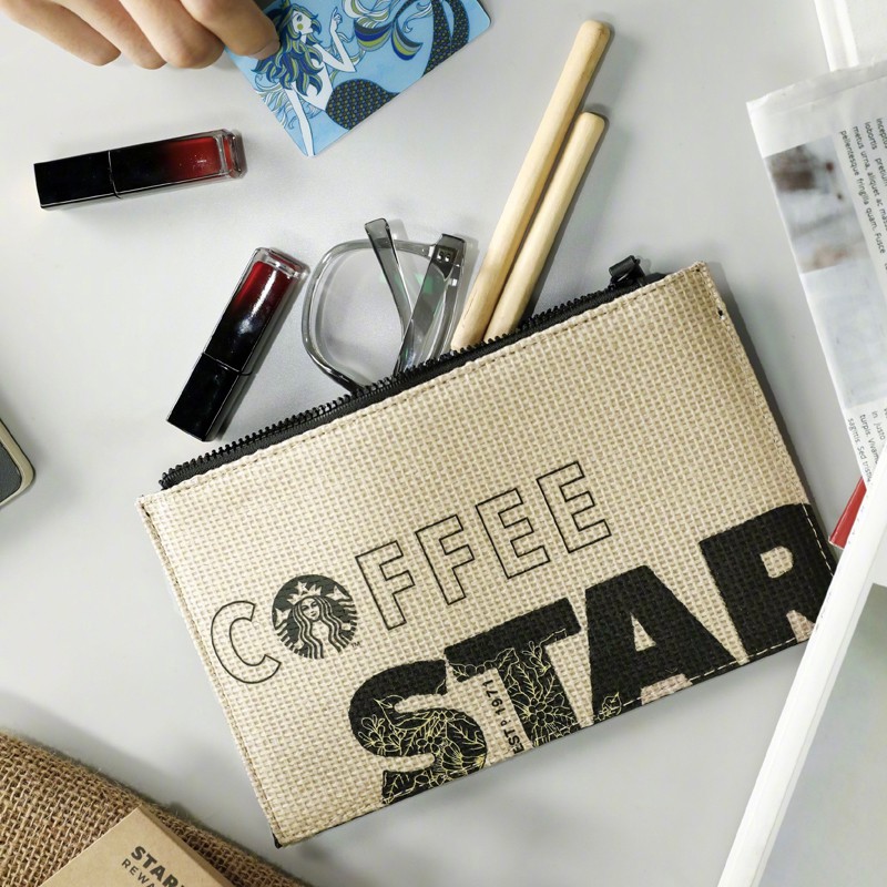 Clutch cầm tay hai mặt cho tín đồ cà phê