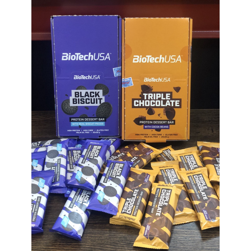 Thanh Bánh Protein Dessert Bar BiotechUSA 50g