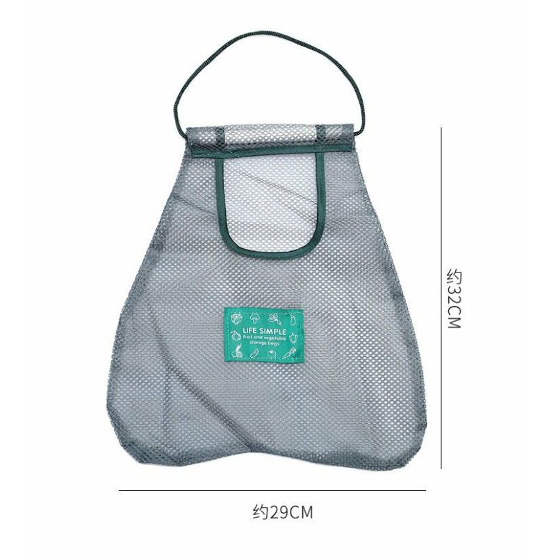 Túi lưới lưu trữ trái cây, rau củ, hành tỏi nhà bếp