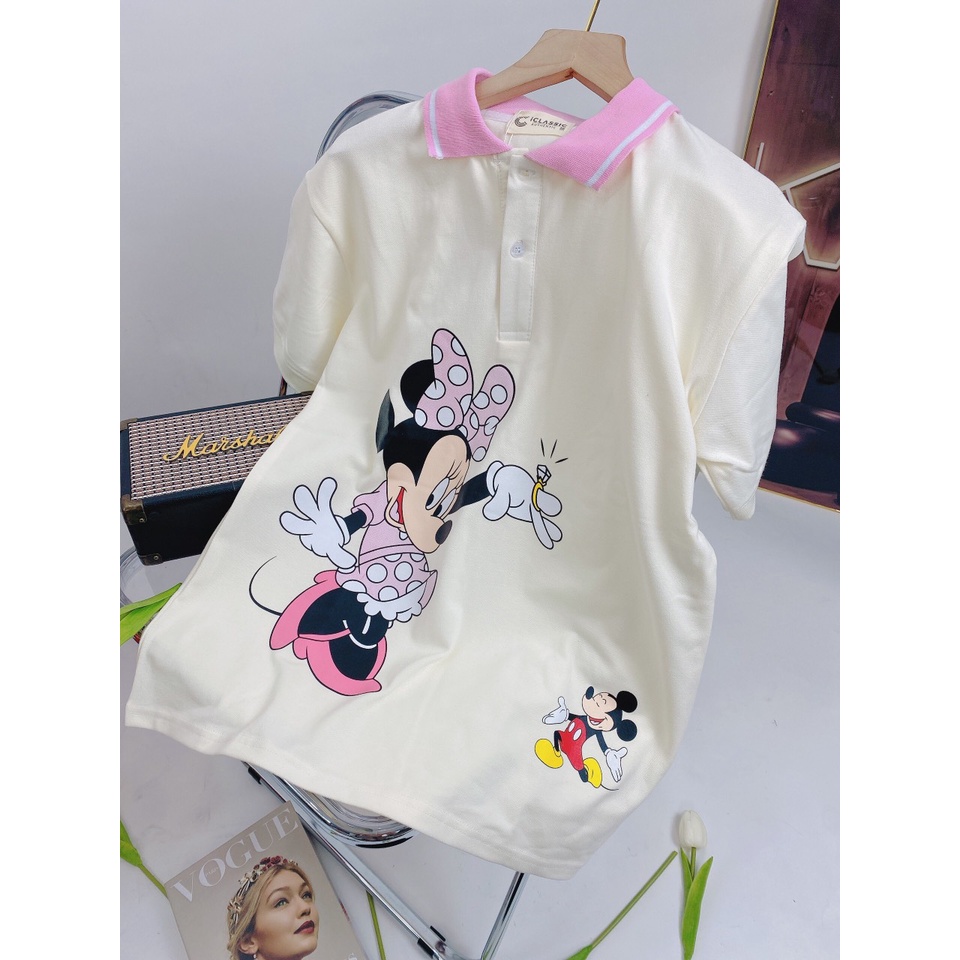 Áo polo nữ Iclassic, chất cotton cá sấu mềm mại.