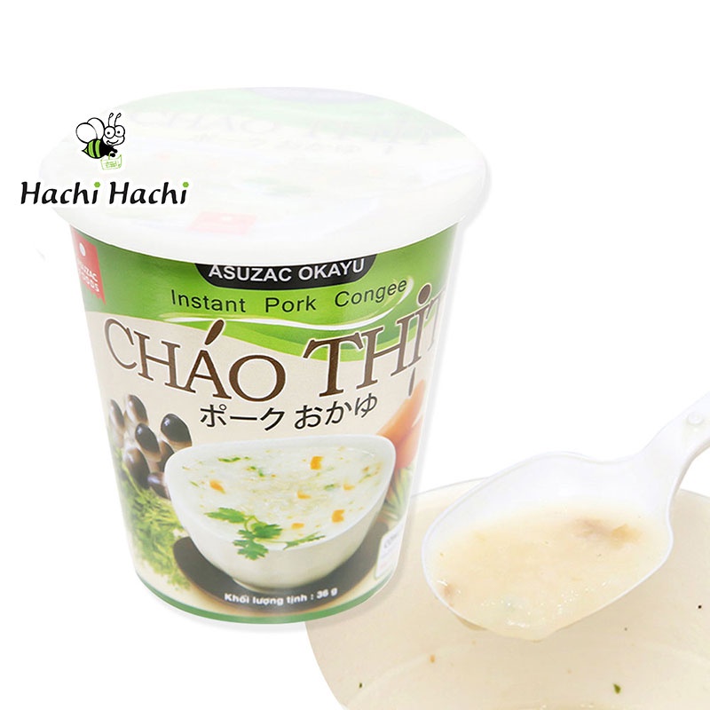 CHÁO THỊT ASUZAC 36G - Hachi Hachi Japan Shop