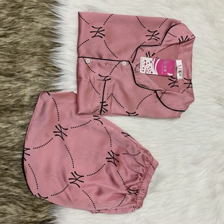 Bộ Pijama lụa satin quần đùi MSĐ