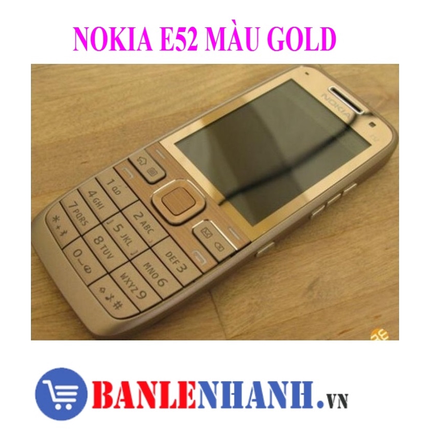 NOKIA E52 MÀU GOLD