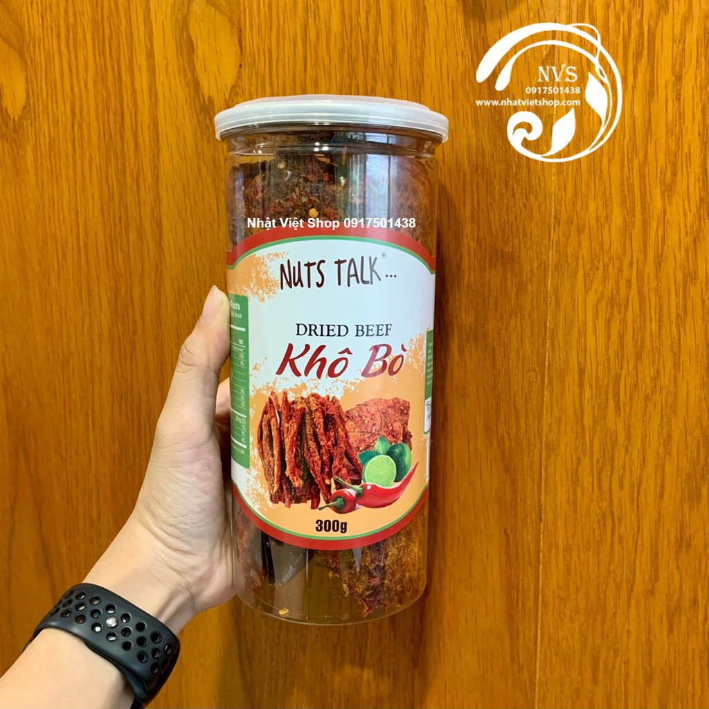 Khô Bò Miếng Nuts Talk - Dried Beef 300g