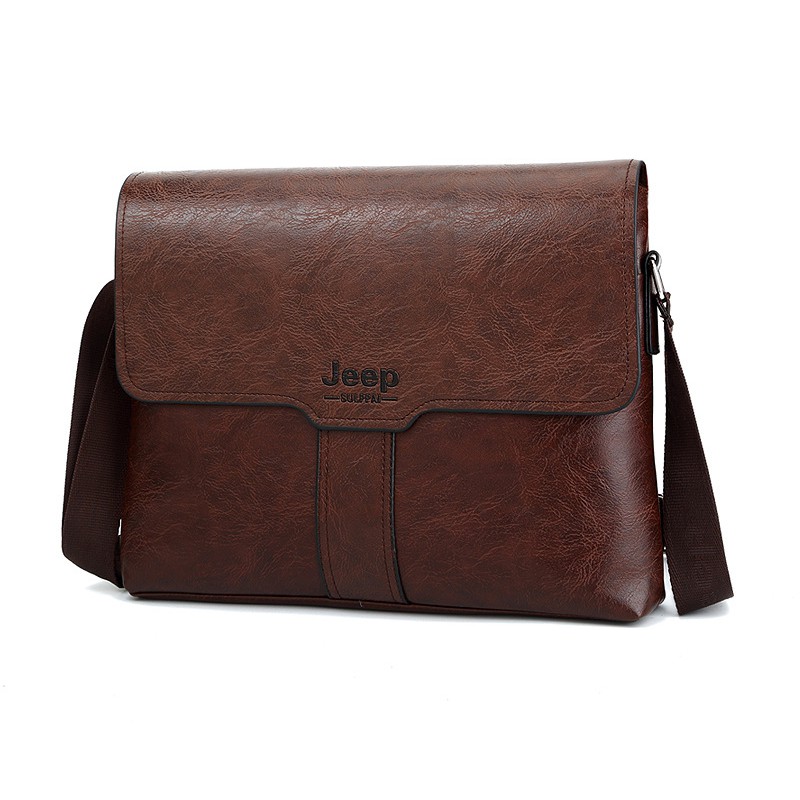 Túi đeo chéo nam văn phòng da mềm đựng ipad laptop | BigBuy360 - bigbuy360.vn