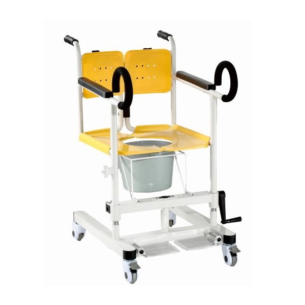 Xe lăn nâng hạ bệnh nhân ALK801L, ghế bô di chuyển dành cho người bị liệt, người già khó đi lại - Hàng chính hãng