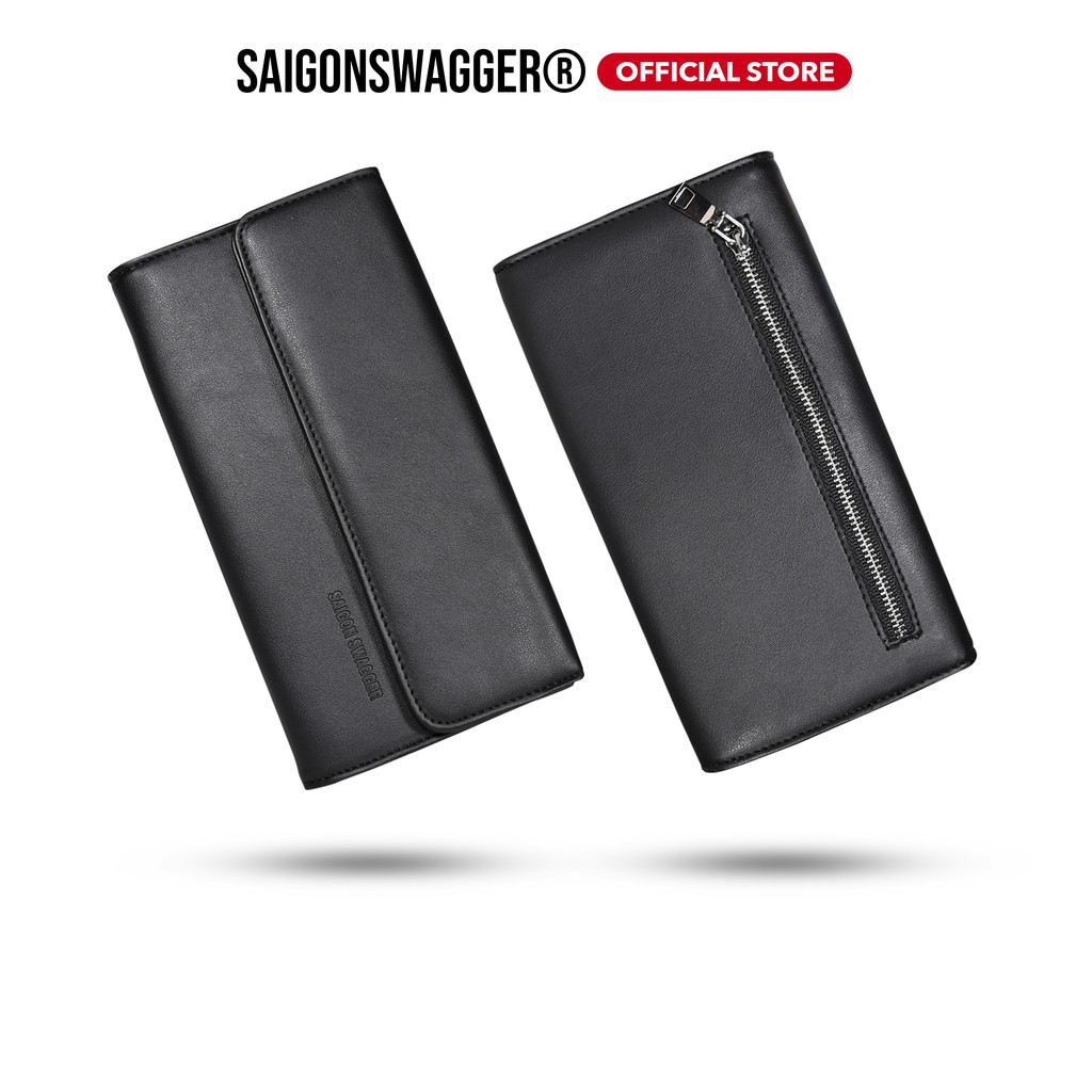 Ví Nam, Nữ Nắp Dài Da SAIGON SWAGGER® SGS Anthem Leather Long Flap Wallet