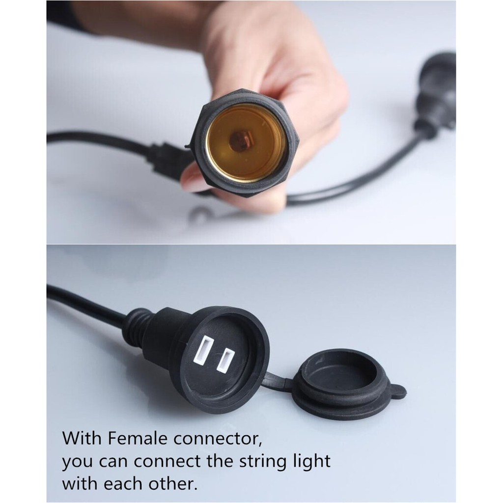 [ Hàng loại 1 ] Dây đèn Ping Pong chống nước chuyên ngoài trời đuôi E27 trang trí noel, giáng sinh, TẾT | BigBuy360 - bigbuy360.vn