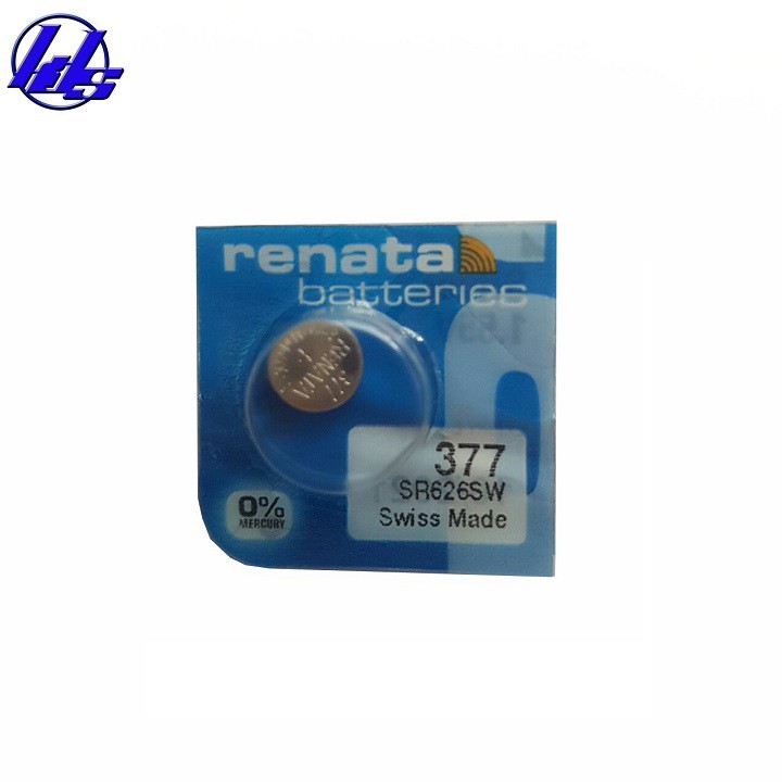 Pin đồng hồ 377 SR626SW Renata chính hãng Thụy Sĩ - Vỉ 1 viên