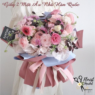GIẤY GÓI HOA - HAI MẶT ÂU NHÃ HÀN QUỐC