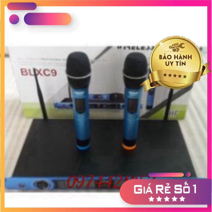 XẢ KHO -  MIC KHÔNG DÂY Shure BLX C9 –MIC HÁT KARAOKE