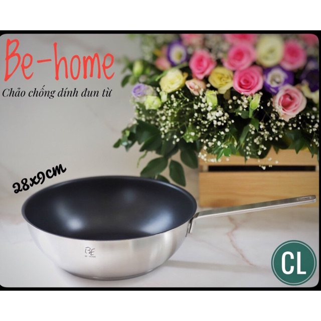 Chảo chống dính 28cm sâu behome-304