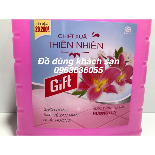 Nước thơm lau sàn Gif 3.8kg.( Mẫu mới)