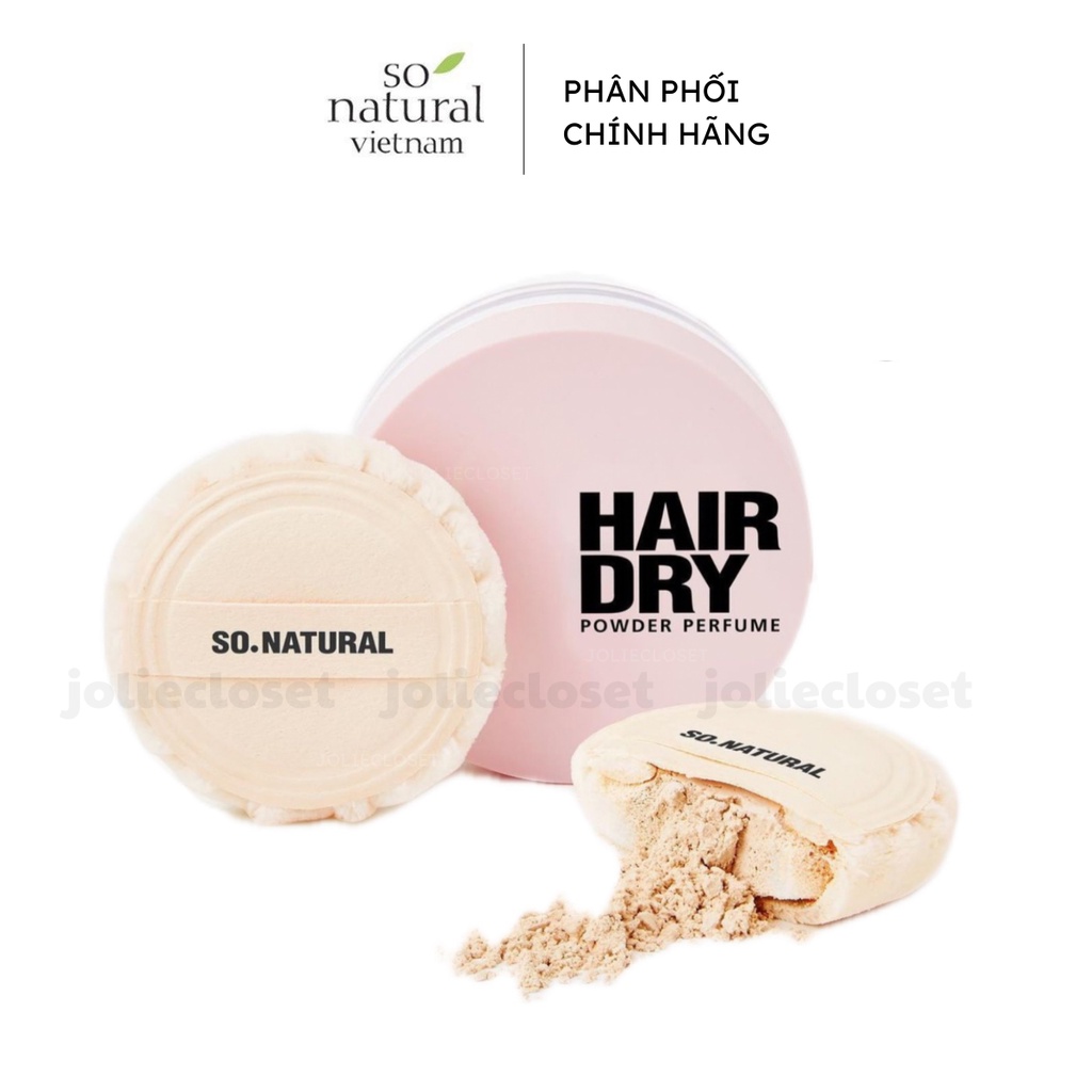 Phấn gội đầu dạng khô làm phồng chân tóc Hair Dry Powder Perfume So Natural 50gram