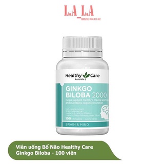 Viên uống bổ não Healthy Care Ginkgo Biloba 100 viên