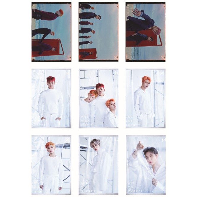 Lomo card ảnh nhóm MONSTA X - ARE YOU THERE Full 43 ảnh