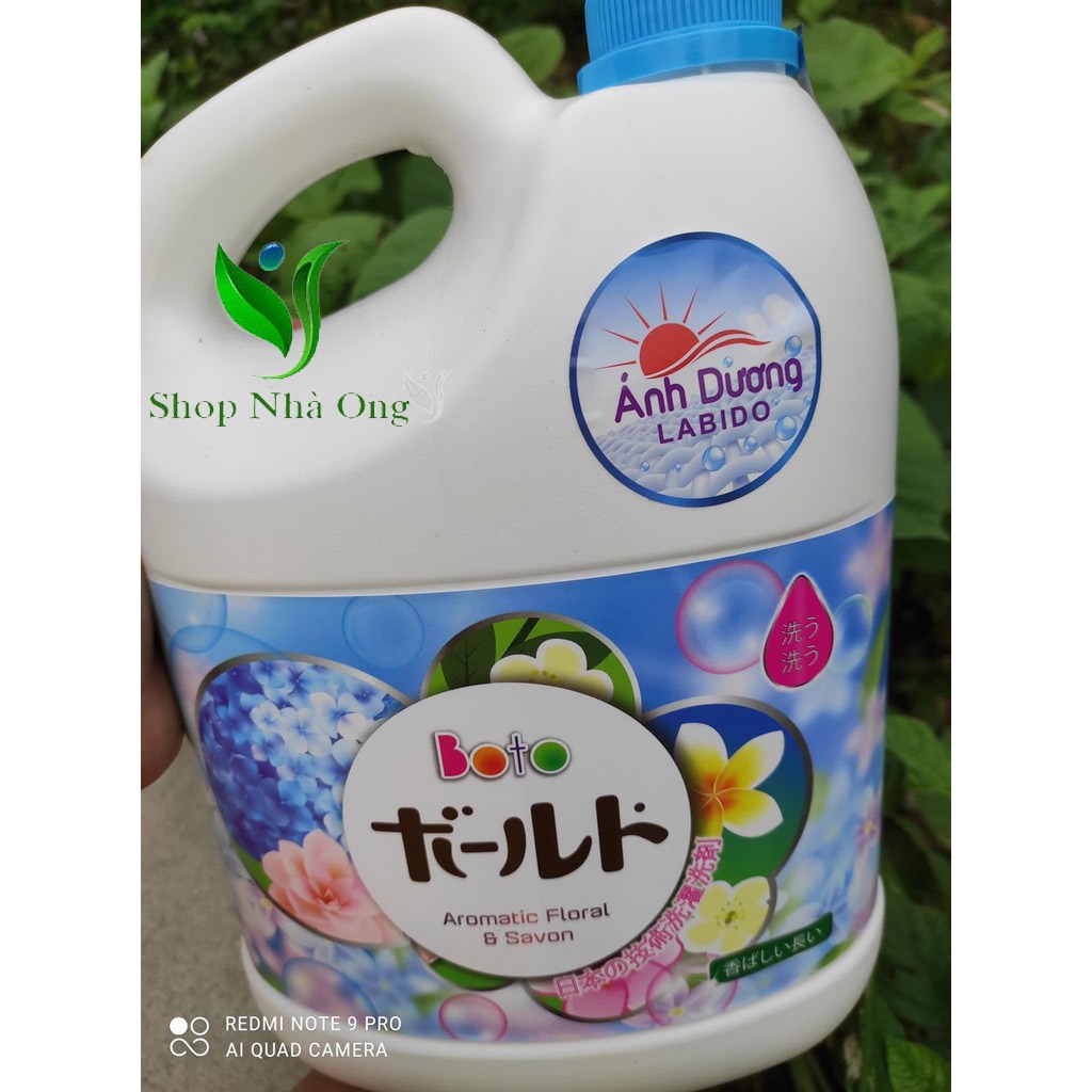 Nước giặt BOTO công nghệ nhật bản siêu thơm, Can 3,6L