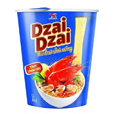 Thùng 24 ly mì Dzai Dzai sợi mì dai siêu ngon đủ vị