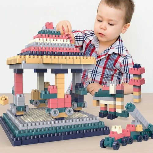 LEGO 520 CHI TIẾT BUILDING BLOCK PARK NO.11037 KÍCH THÍCH SÁNG TẠO